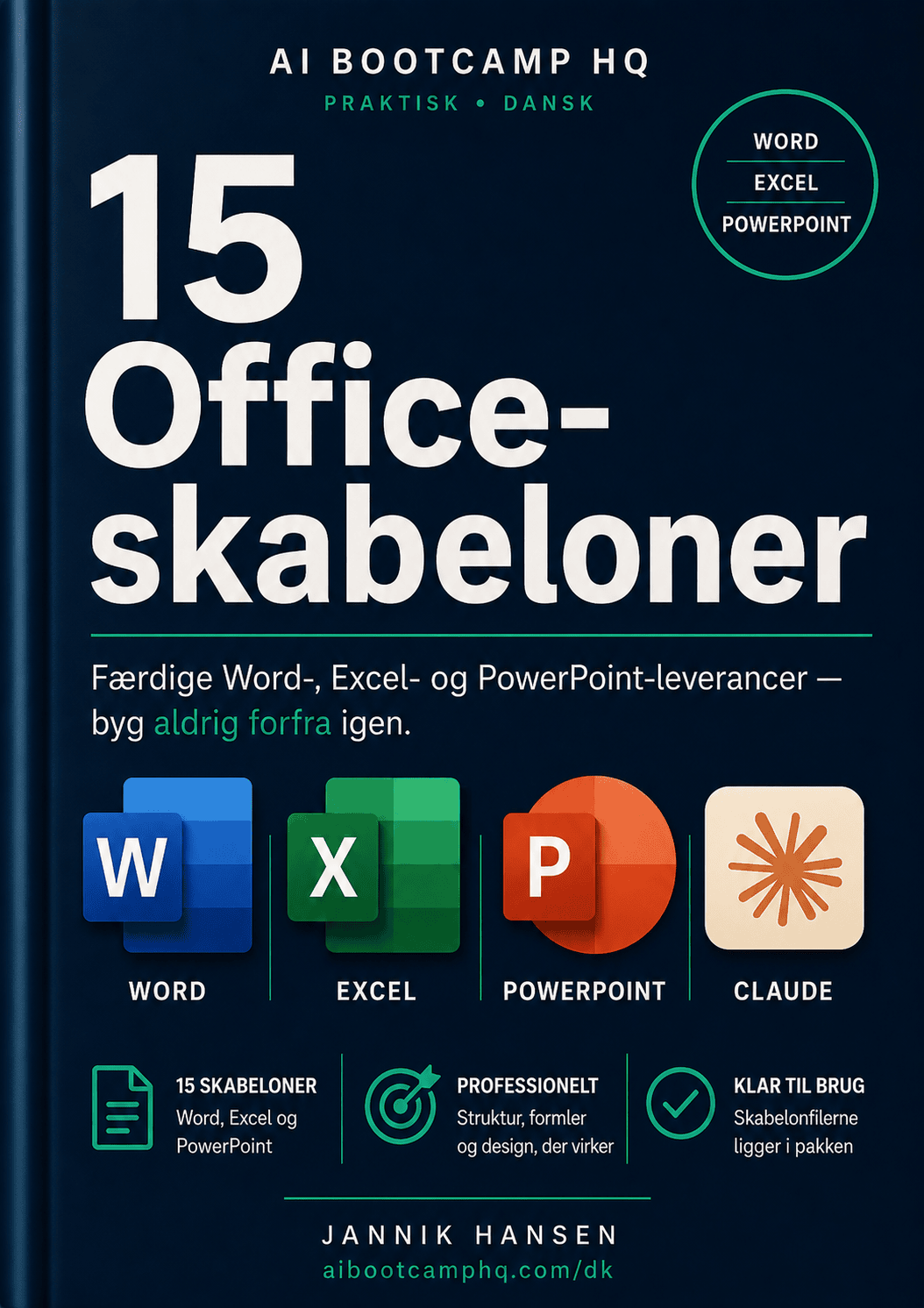 15 Office-skabeloner (e-bog + skabelonpakke)