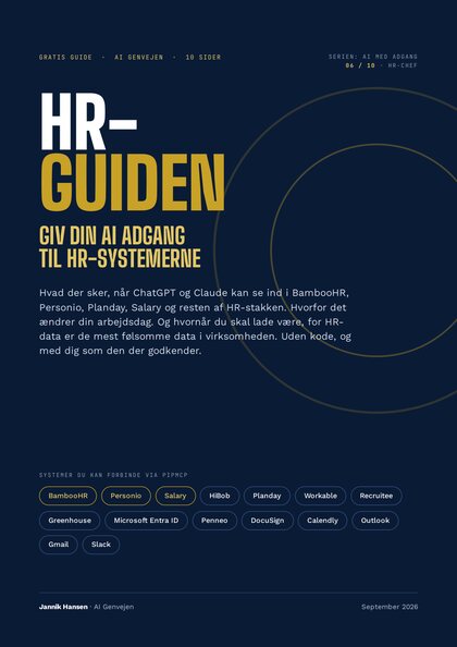 HR-guiden — Giv din AI adgang til HR-systemerne