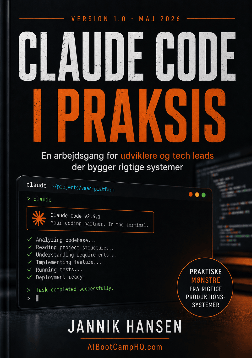 Claude Code i Praksis — bogforside