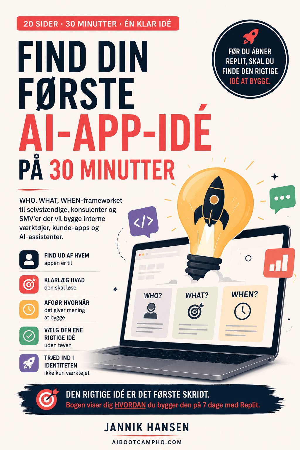 Find din første AI-app-idé på 30 minutter (gratis guide)