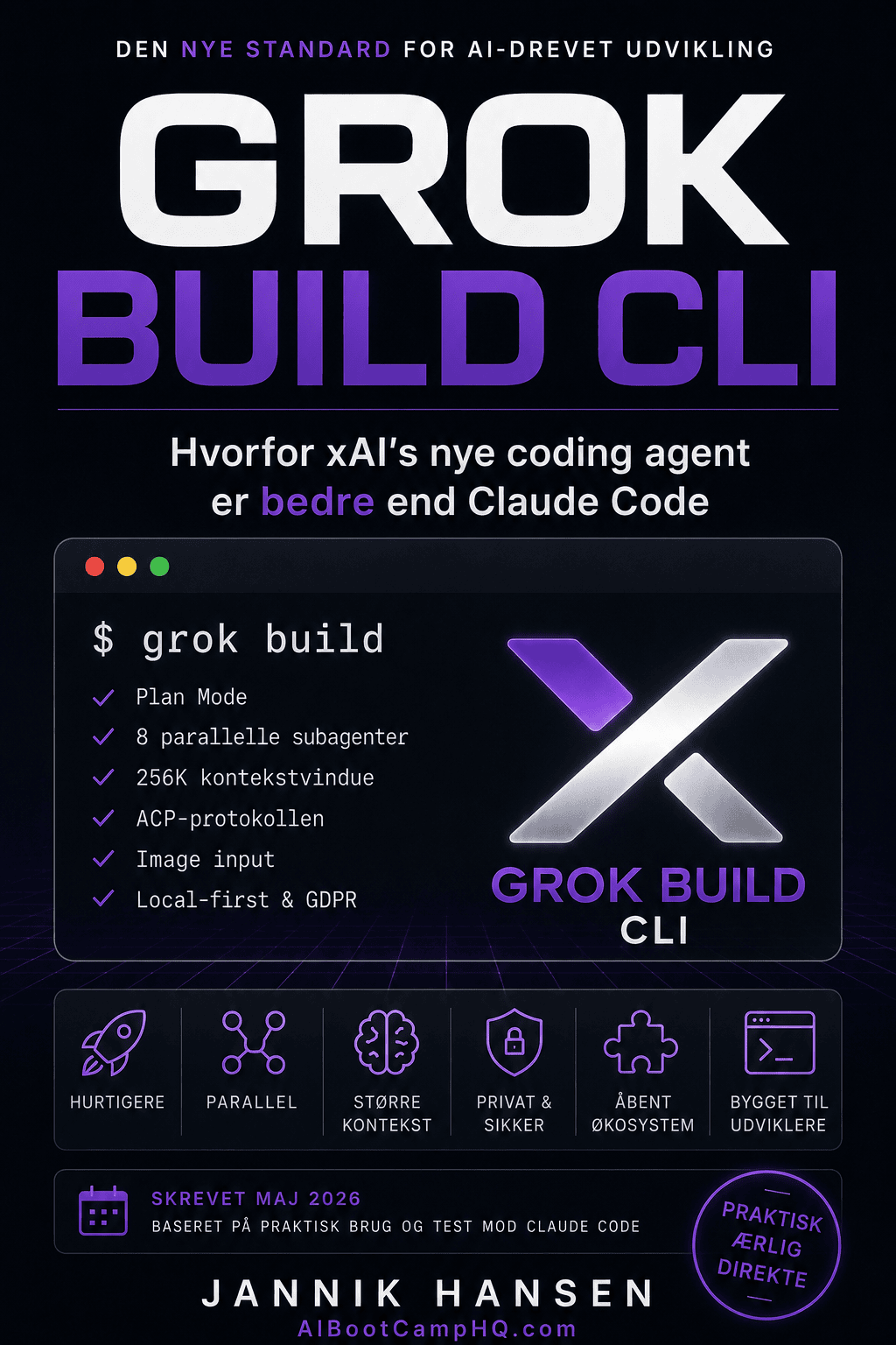 Grok Build CLI — bogforside