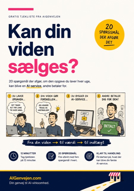 Kan din viden sælges? — gratis tjekliste