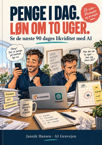 Penge i dag. Løn om to uger. — forsiden