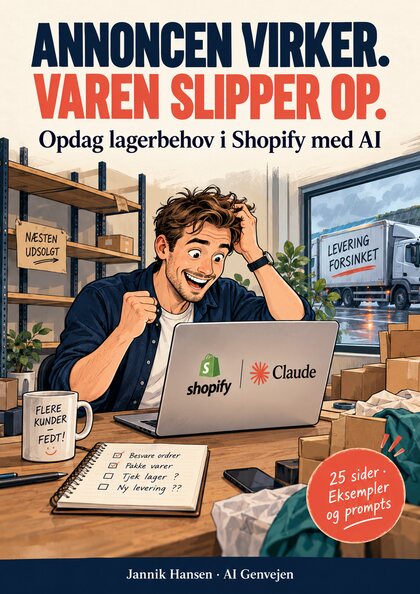 Annoncen virker. Varen slipper op. — forsiden