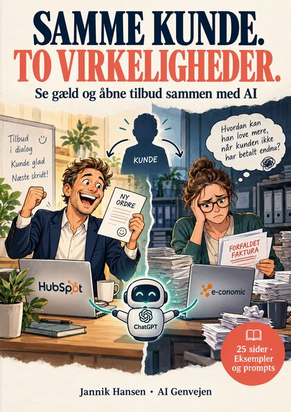 Samme kunde. To virkeligheder. — forsiden